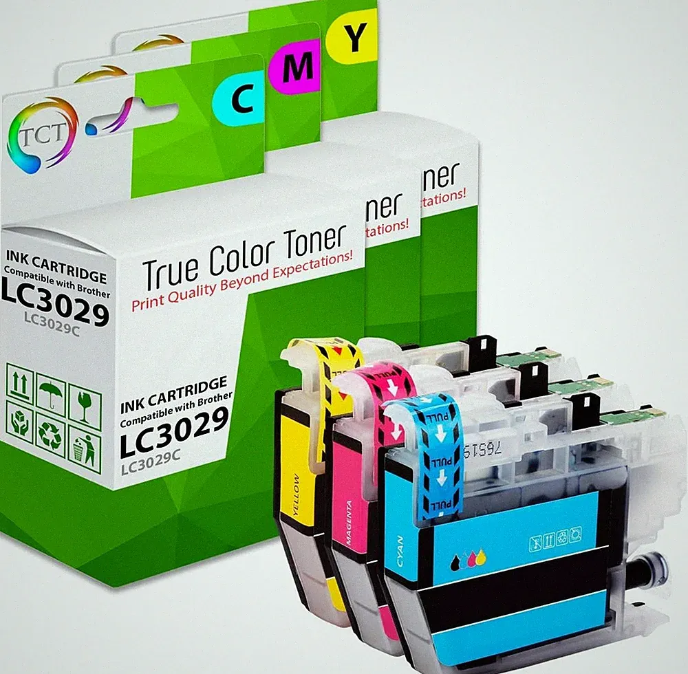 3Pk TCT LC3029 CMY Combo For Brother MFC-J6935DW J6535DW J5930DW Compatible Ink