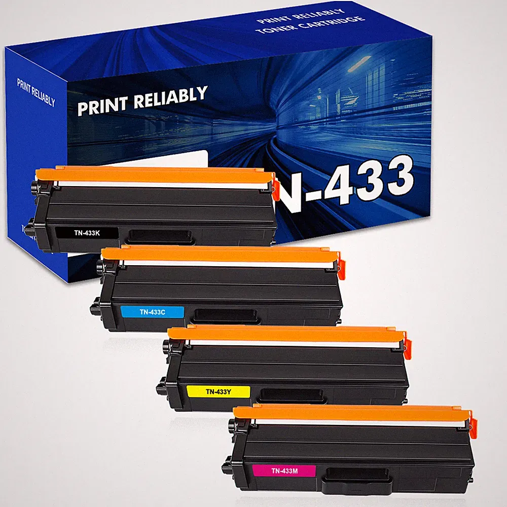 4PK For Brother MFC-L8610CDW MFC-L8900CDW Color Toner Cartridge TN433 TN431 Ink