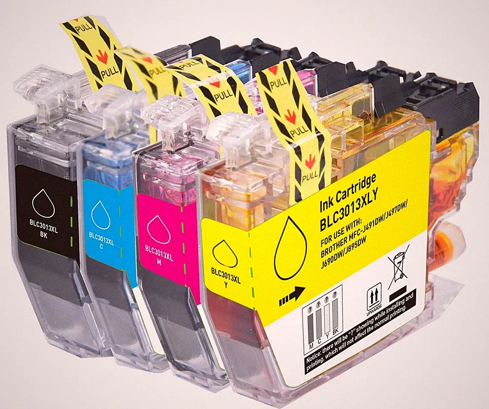 4PK Printer Ink fits for Brother LC3013 MFC-J491DW MFC-J497DW MFC-J690DW + chip