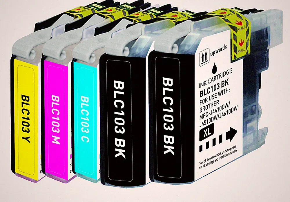 5P Printer Ink Compatible with Brother LC103XL MFC-J470DW MFC-J870DW MFC-J650DW