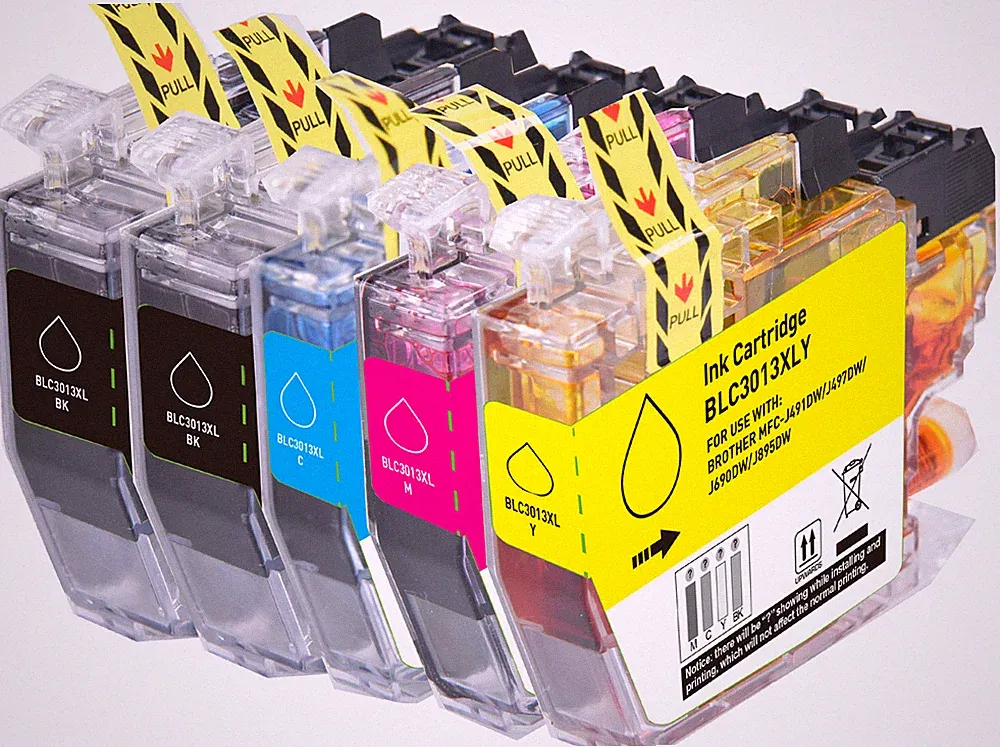 5PK Printer Ink fits for Brother LC3013 MFC-J491DW MFC-J497DW MFC-J690DW + chip