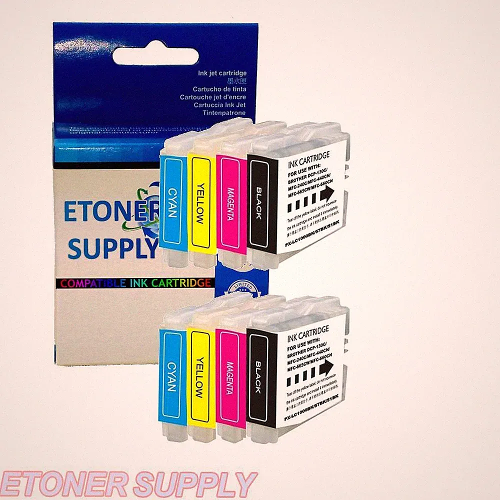 8pack LC51 ink set replace for brother MFC-465CN MFC-440CN MFC-5460CN Printer