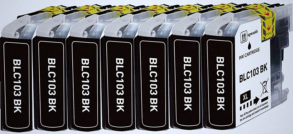 Black Printer Ink fits Brother LC103 MFC-J470DW MFC-J475DW MFC-J870DW MFC-J650DW