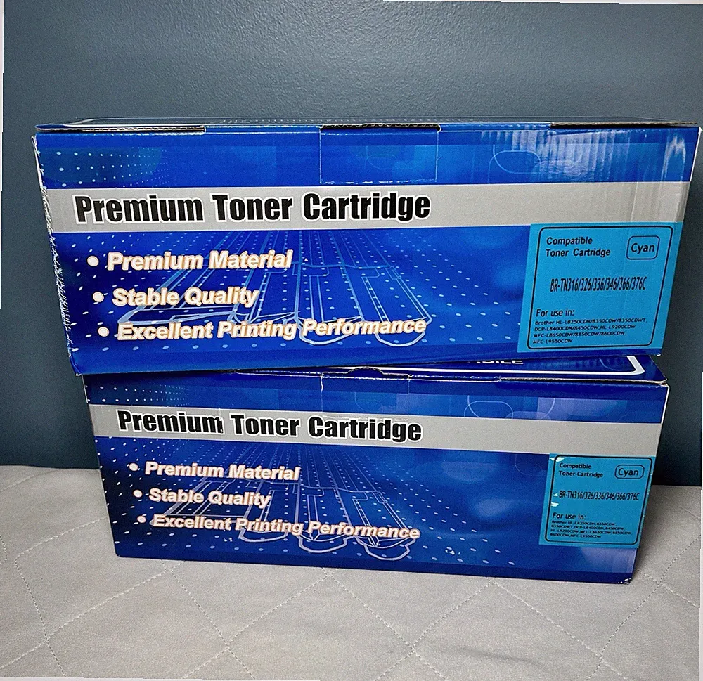 Brother Compatible Ink Toner Printer Cartridges TWO Cyan NEW SEALED HL DCP MFC