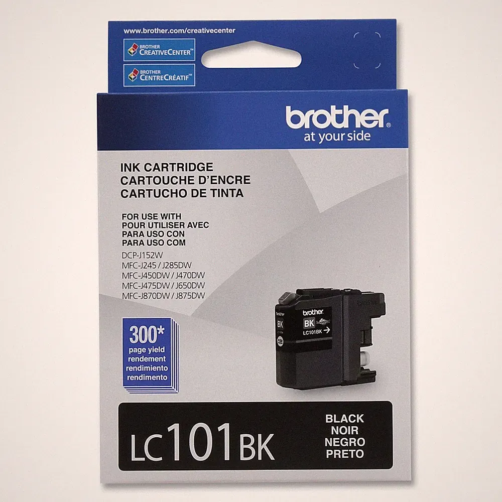 Brother LC101BK Innobella 300 Page-Yield Ink - Black New