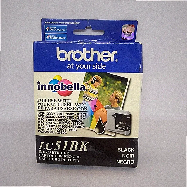Brother LC51BK Ink Cartridge EXPIRED 11/13 SEALED POUCH see photos/description