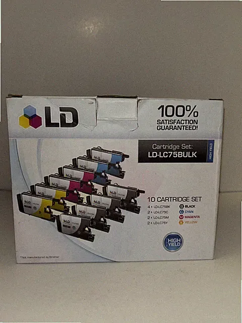 LD-LC51 BULK 10 Ink Cartridge Set (ONLY SELLING 6/10 OF The Cartridges)