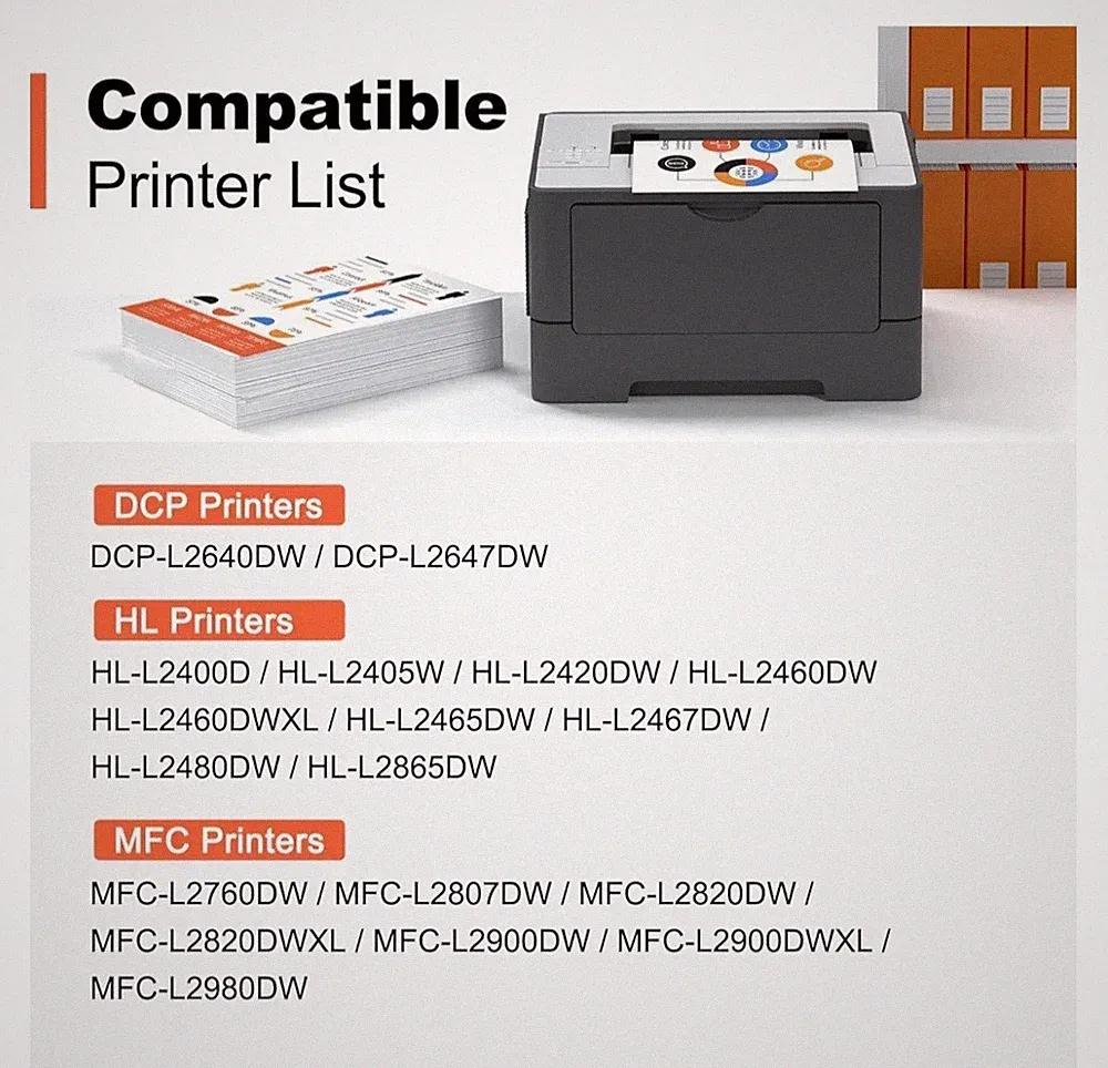 V4ink Compatible TN830XL Toner Cartridge Ink for Brother Printer (2 Black)