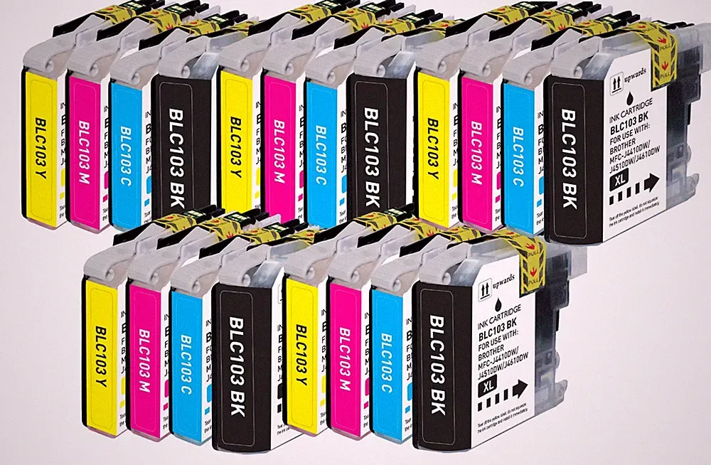 XL Printer Ink Compatible with Brother LC103 MFC-J4510DW MFC-J475DW MFC-J875DW